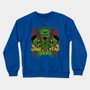 finger crowned zombie dripping blood Crewneck Sweatshirt